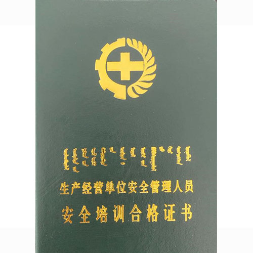 一般企业安全管理人员